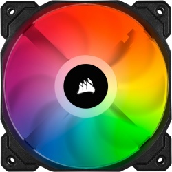 Ventilador Corsair iCUE SP120 RGB, 120mm, 1400RPM, Negro/Gris 