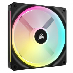 Ventilador Corsair iCUE LINK QX140 RGB, 2x 140mm, 2000RPM, RGB, Negro/Blanco  