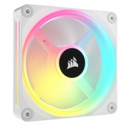 Ventilador Corsair iCUE Link QX120 RGB, 120mm, 480 - 2400RPM, Blanco - 1 Pieza 