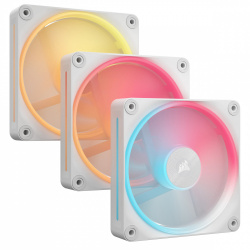 Ventilador Corsair iCUE LINK LX120-R, 3x 120mm, 2400RPM, RGB, Blanco 
