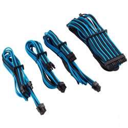 Corsair Kit de Inicio de Cables PSU Premium, Tipo 4, Azul/Negro 