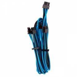 Corsair Cable Premium Conector PCIe Doble, 6.5cm, Azul/Negro 