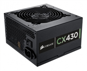 Fuente de Poder Corsair CX430 80 PLUS Bronze, ATX, 120mm, 430W 