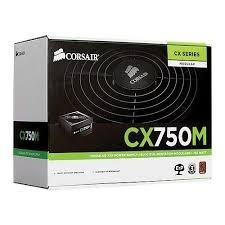 Fuente de Poder Corsair Modular CX750M 80 PLUS Bronze, ATX, 120mm, 750W 