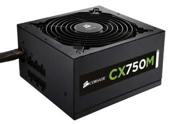 Fuente de Poder Corsair CX750M 80 PLUS Bronze, ATX, 120mm, 750W REFURBISHED 