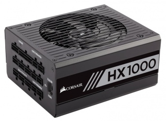 Fuente de Poder Corsair HX1000 80 PLUS Platinum, 20+4 pin ATX, 135mm, 1000W 
