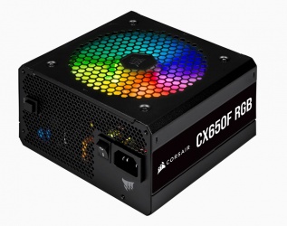 Fuente de Poder Corsair CX650F 80 PLUS Bronze, 24-pin, 120mm, 650W, Negro 