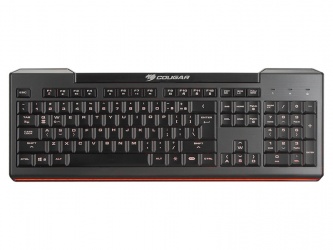 Teclado Gamer Cougar 200K, Alámbrico, Negro (Inglés) 