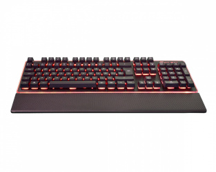 Teclado Gamer Cougar Core RGB, Teclado Mecánico Hibrido, Alámbrico, Negro (Español) 