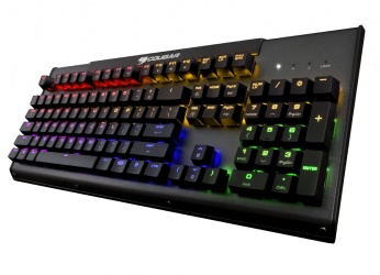 Teclado Gamer Cougar Ultimus RGB, Teclado Mecánico, Cherry MX Red, Alámbrico, Negro 