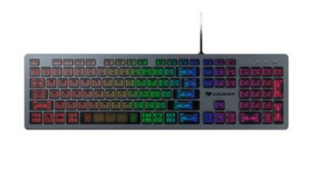 Teclado Gamer Cougar Vantar AX RGB, Switch Tijera, Alámbrico, Negro (Inglés) 