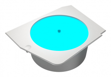 Cougar Plataforma Giratoria Luminosa FV270, Blanco 