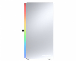 Gabinete Cougar Purity RGB con Ventana, Mini-Tower, Mini-ITX/Micro-ATX, USB 3.0/2.0, sin Fuente, 1 Ventilador ARGB Instalado, Blanco 