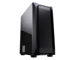 Gabinete Cougar MX410 Mesh-G con Ventana, Midi Tower, ATX/micro ATX/Mini-ITX, USB 2.0/3.0, sin Fuente, Negro 