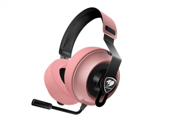 Cougar Audífonos Gamer Phontum Essential, Alámbrico, 1.9 Metros, 3.5mm, Rosa 