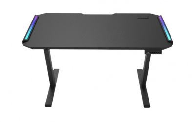 Cougar Escritorio Gamer 385KA10.0001 RGB, Altura Ajustable, 120cm x 60cm, Negro 