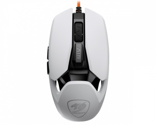 Mouse Gamer Ergonómico Cougar AirBlader Tournament, Alámbrico, Óptico, 20.000DPI, USB-A, Blanco  