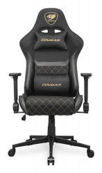 Cougar Silla Gamer Armor One V2, hasta 120kg, Negro/Dorado 