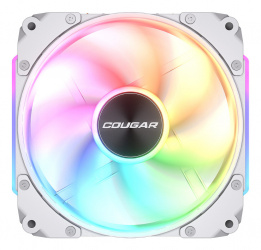 Ventilador Cougar APOLAR 120 ARGB, 3x 120mm, 2200RPM, ARGB, Blanco 