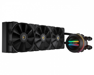 Cougar POSEIDON-GT 360 Enfriamiento Líquido para CPU, 3x 120mm, hasta 2000RPM, Negro  