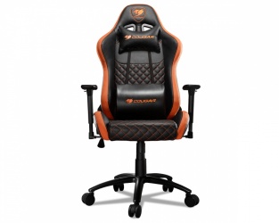 Cougar Silla Gamer ARMOR PRO, hasta 120kg, Negro/Naranja 
