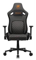 Cougar Silla Gamer Defensor F, hasta 120kg, Negro/Naranja 