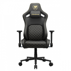 Cougar Silla Gamer Defensor Gold, hasta 120kg, Negro 