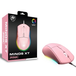 Mouse Gamer Cougar Óptico MINOS XT, Alámbrico, USB, 4000DPI, Rosa 
