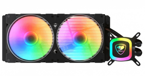 Cougar POSEIDON LT 240 ARGB Enfriamiento Líquido para CPU, 2x 120mm, 600 - 2000RPM 