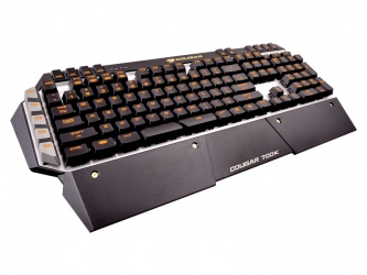 Teclado Gamer Cougar 700K LED Naranja, Teclado Mecánico, Cherry MX Black, Alámbrico, Negro (Inglés) 