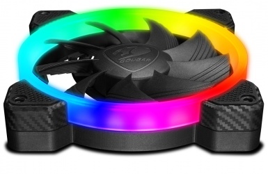 Ventilador Cougar Vortex RGB, 120mm, 1200RPM, Negro 