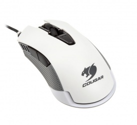 Mouse Gamer Cougar Óptico 500M, Alámbrico, USB, 4000DPI, Blanco 