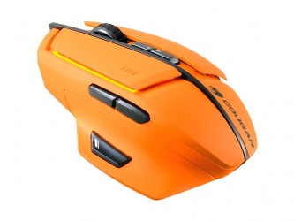 Mouse Gamer Cougar Láser 600M, Alámbrico, USB, 8200DPI, Naranja 