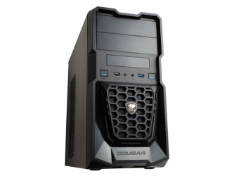 Gabinete Cougar SPIKE, Midi-Tower, micro-ATX, USB 2.0/3.0, sin Fuente, Negro 