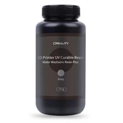 Creality Resina para Impresora 3D 3302010045, Lavable Plus, 500g, Gris 