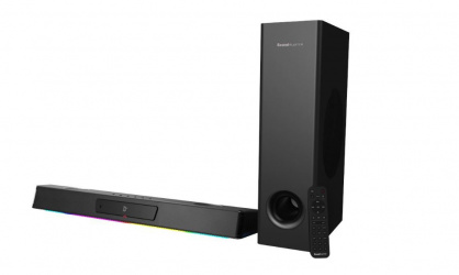 Creative Labs Barra de Sonido Sound Blaster Katana V2X, Bluetooth, Alámbrico/Inalámbrico, 90W RMS, Negro 