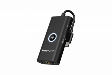Creative Labs Adaptador de Audio USB-C - DAC, Negro 