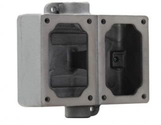 Crouse-Hinds Caja para Pared EDSC272 SA, 2 Puertos Puertos, Gris 