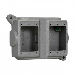 Crouse-Hinds Caja Condulets de Registro Doble FD-029, Gris 