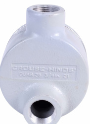 Crouse-Hinds Caja Condulet GUAC-59, 2 Puertos, 1 1/2