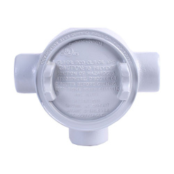 Crouse-Hinds Caja Condulet GUAT49, 3 Puertos, 1 1/4