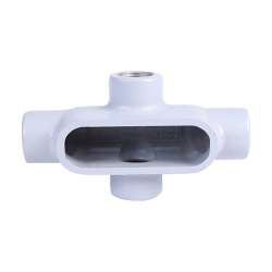 Crouse-Hinds Caja Condulet Ovalada Forma X, 1-1/2