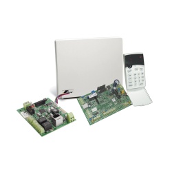 Crow Panel de Alarma de 8 Zonas para Alarmas Residenciales, Blanco 