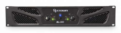 Crown Audio Amplificador XLi 800, Alámbrico, 2.0 Canales, XLR/RCA, Negro 