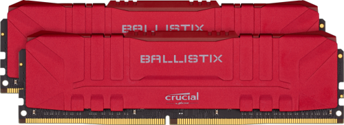 Kit Memoria RAM Crucial Ballistix Red DDR4, 3600MHz, 16GB (2 x 8GB), Non-ECC, CL16, XMP 
