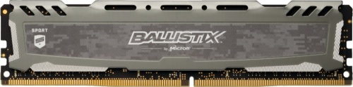 Memoria RAM Crucial Ballistix Sport LT Gray DDR4, 3000MHz, 16GB, Non-ECC, CL15, XMP 