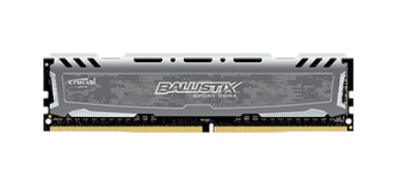 Memoria RAM Crucial Ballistix Sport LT Gray DDR4, 2400MHz, 4GB, Non-ECC 