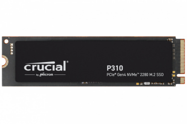 SSD Crucial P310 NVMe, 1TB, M.2, 6000 MB/s Escritura, 7100 MB/s Lectura, PCI Express 4.0  