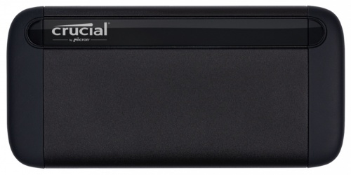 SSD Externo Crucial X8, 1TB, USB C, Negro, A Prueba de Golpes 