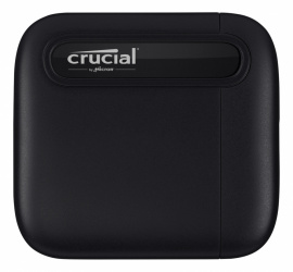SSD Externo Crucial X6, 2TB, USB-C, Negro  